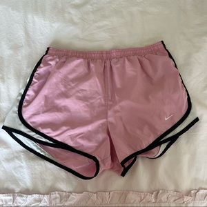 Pink Nike Dry Tempo shorts